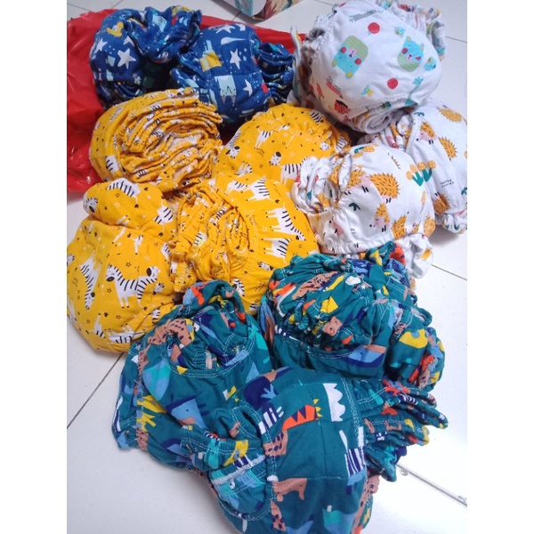 Celana Dalam CD Anak Laki dan Perempuan Balita Batita Bahan Kaos Cotton All Size 1 2 3 Tahun Soft Co