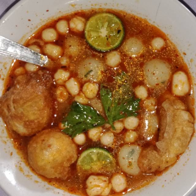 Baso aci garut , cilok kuah, makanan instan tanpa pengawet