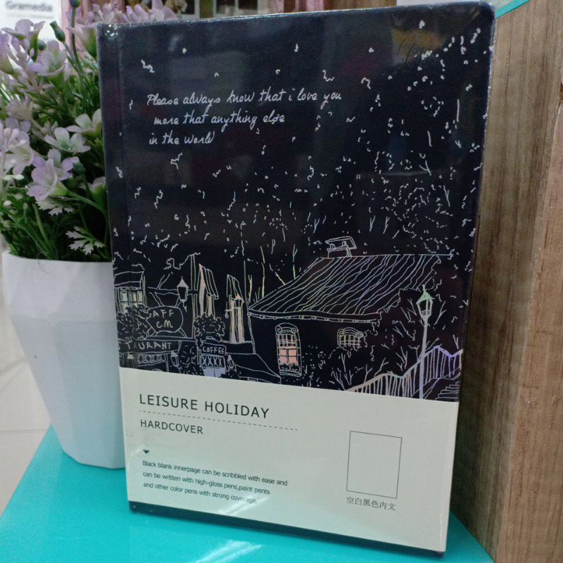

notebook black blank hc ppr 130x185