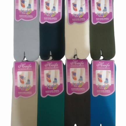 KAOS KAKI JEMPOL PENDEK POLOS MULTIWARNA / KAOS KAKI JEMPOL PENDEK WANITA WARNA RANDOM