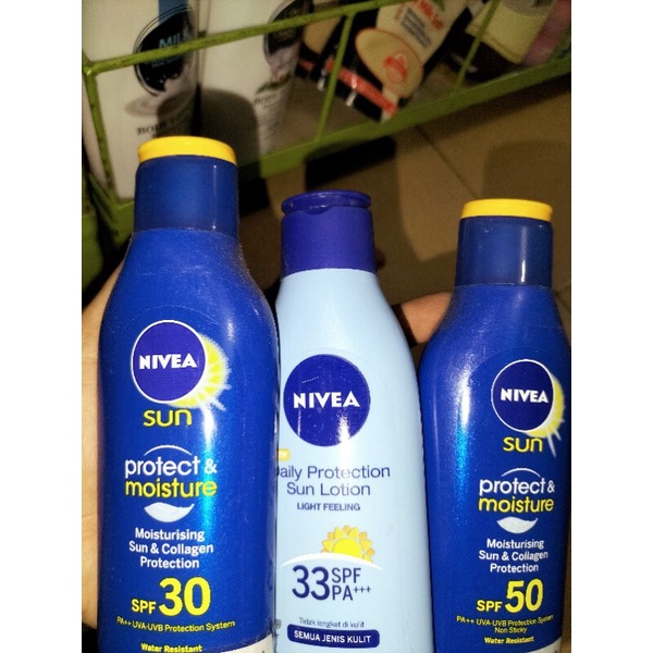 Nivea sun protection Spf 30,33,50