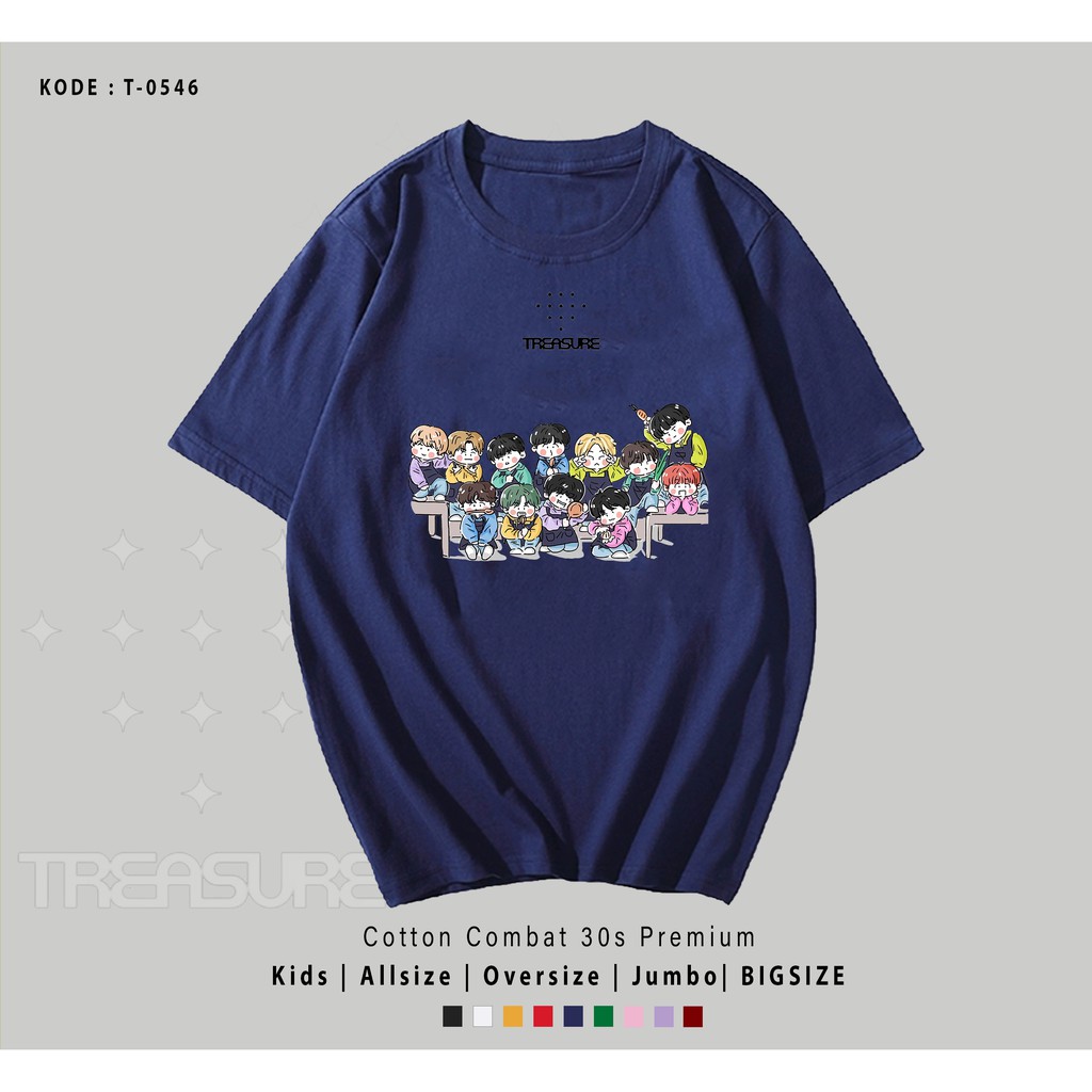 KAOS / T-SHIRT KPOK TREASURE ART EDITION / TRUZ / REAL PICTURE / RESELLER WELCOME