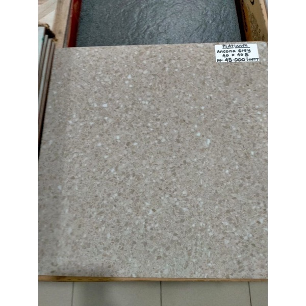 Keramik Lantai Platinum Ancona Grey 40x40 KW2