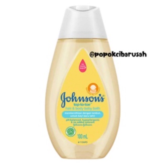 Johnson's Top-To-Toe Baby Wash 100ml/200ml/popokcibarusah