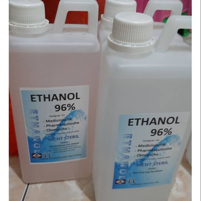 Alkohol ethanol 96% 1 Liter murah