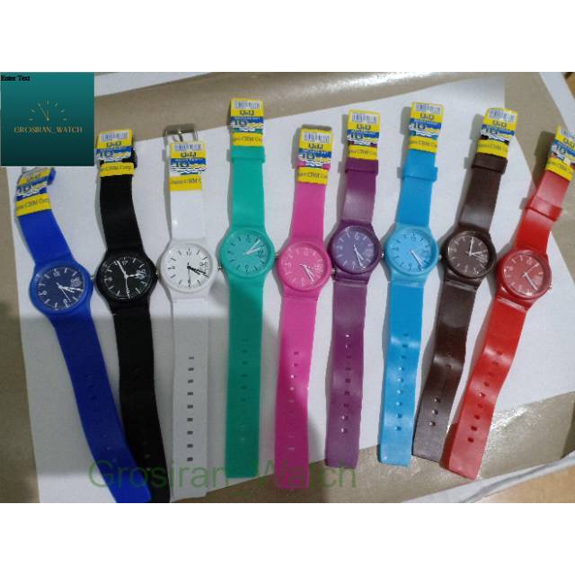 Hot Sale Jam Tangan Anti Air Q&amp;Q jelly drink strap rubber [G_W]