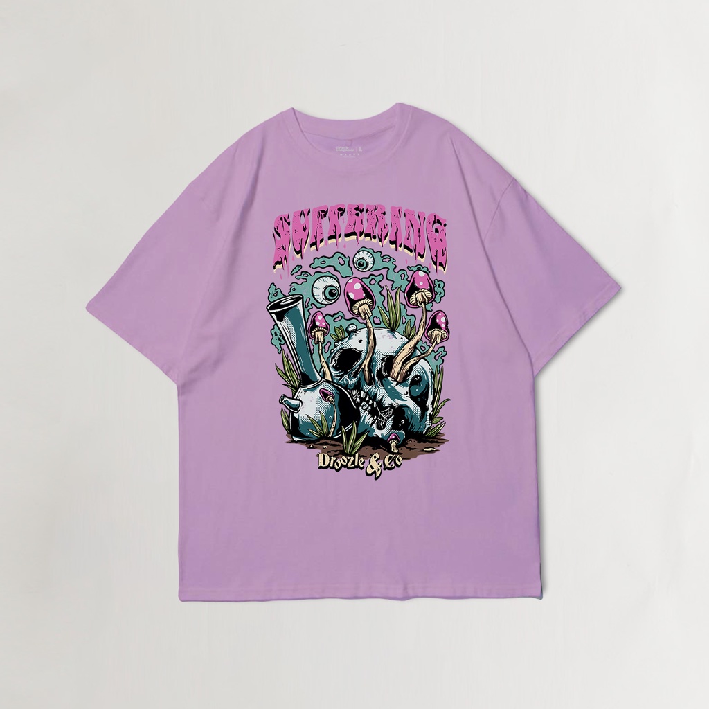 Droozle & co - tshirt - Suffering - Lilac