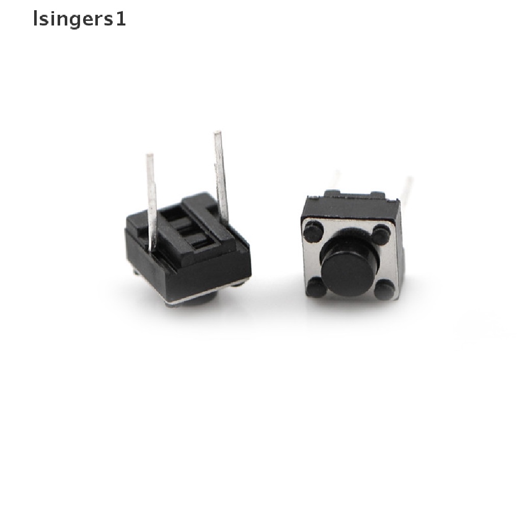(lsingers1) 20pcs Saklar Tekan Tactile 2 Pin 6x6 X 5mm