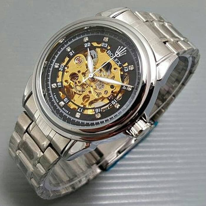 Jam Tangan Rolex Automatic Full Black