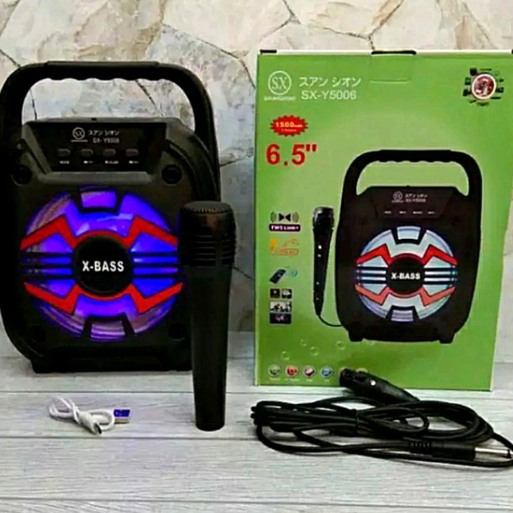 Musik Box Bluetooth Karaoke XBass 6118 Full Bass