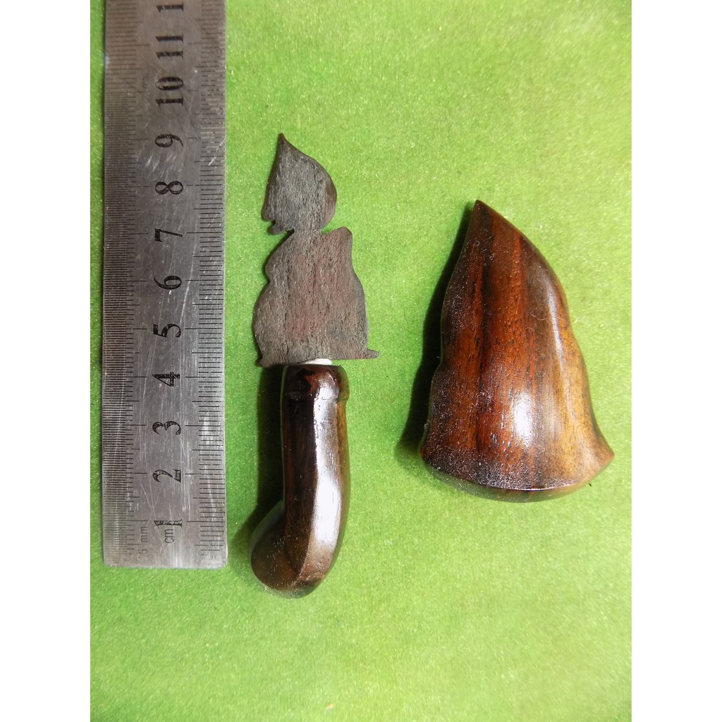 keris bentuk semar dari bahan pusaka tua di tempa lagi karya republikantik 9