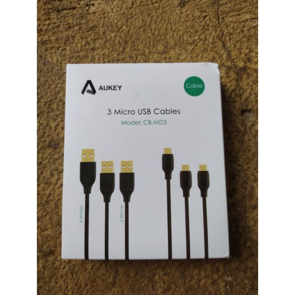 Kabel Charge Micro USB Aukey CB-MD3 Set
