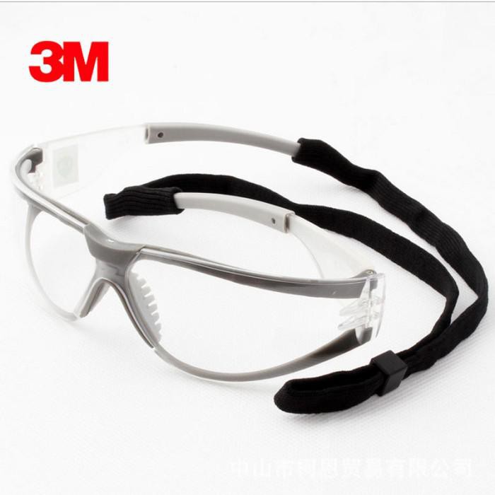 PROMO - 3M Kacamata Safety Googles Anti Fog Dust - 3M11394 - Transparent