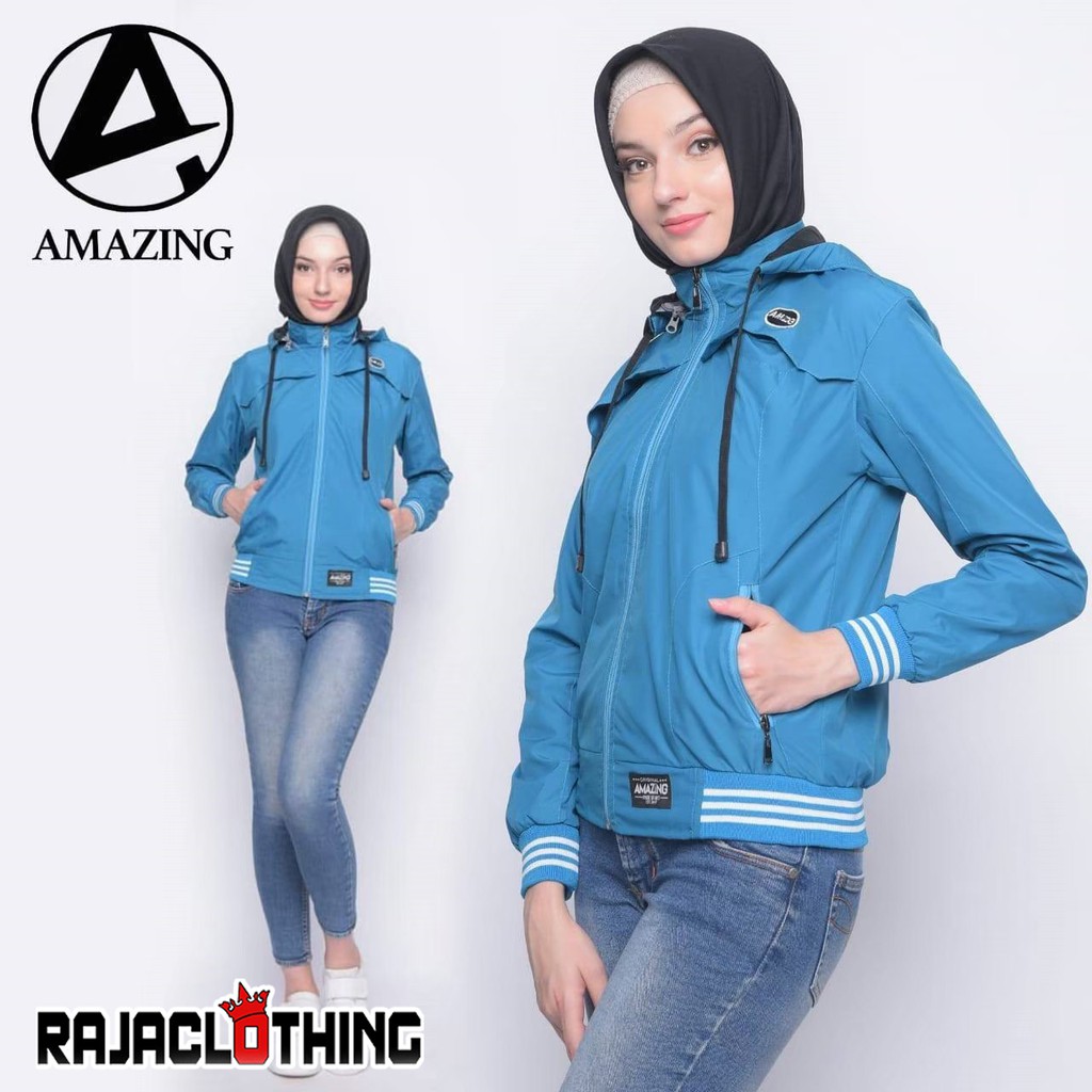 RCL - JAKET SWEATER HODIE SALUR AMAZING WANITA - JAKET HODIE CEWEK M.L.XL