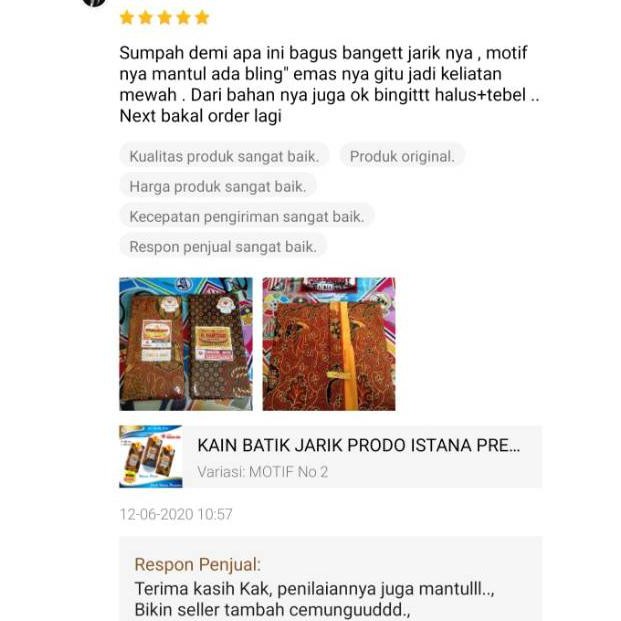 KAIN BATIK JARIK PRODO ISTANA PRESIDEN - PRADA (KODE 4619)