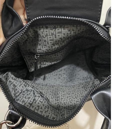 ジ TER 100%  TAS WANITA CUIR HONEY BLACK ELEGANT BANGETT Trendy