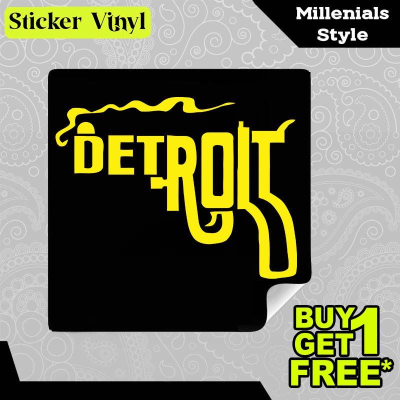 

Stiker Sticker Detroit Smoking Gun Senjata Api Gambar Unik Desain Keren dan Kekinian Aesthetic Bahan Vinyl Satuan Anti Air