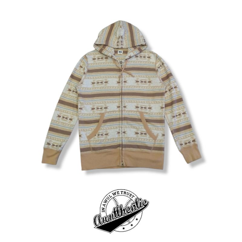 Zip Hoodie Uniqlo motif Navajo