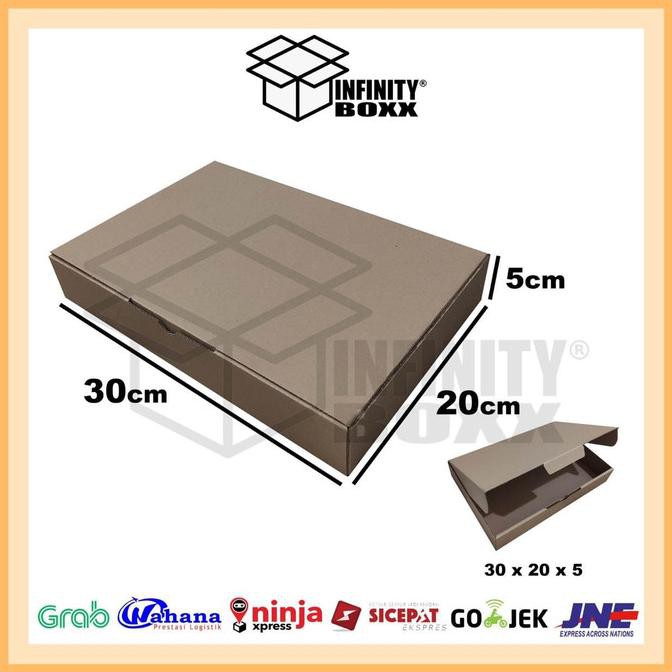 

Kotak Kardus Pizza Box Die Cut Ukuran 30X20X5