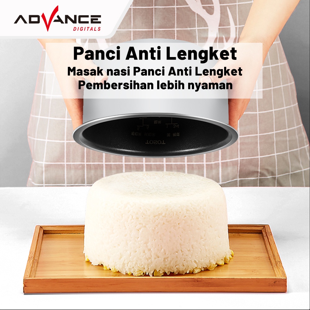 Advance Rice Cooker  1.2L / 1.2L / 1.8L Magic Com Non Stick Penanak Nasi G10 / G12 / G20 Garansi 1 Tahun