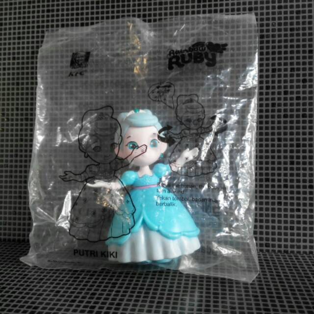 Hadiah mainan kfc chaki rainbow rubi putri kiki