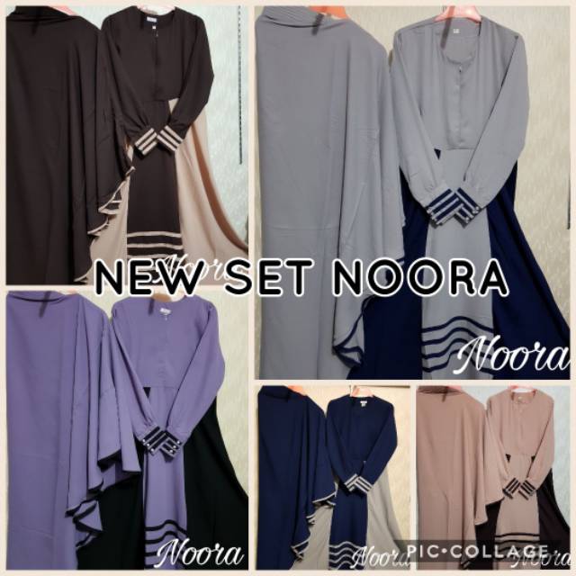 Set Gamis Wollycrepe NOORA // Gamis Wollycrepe