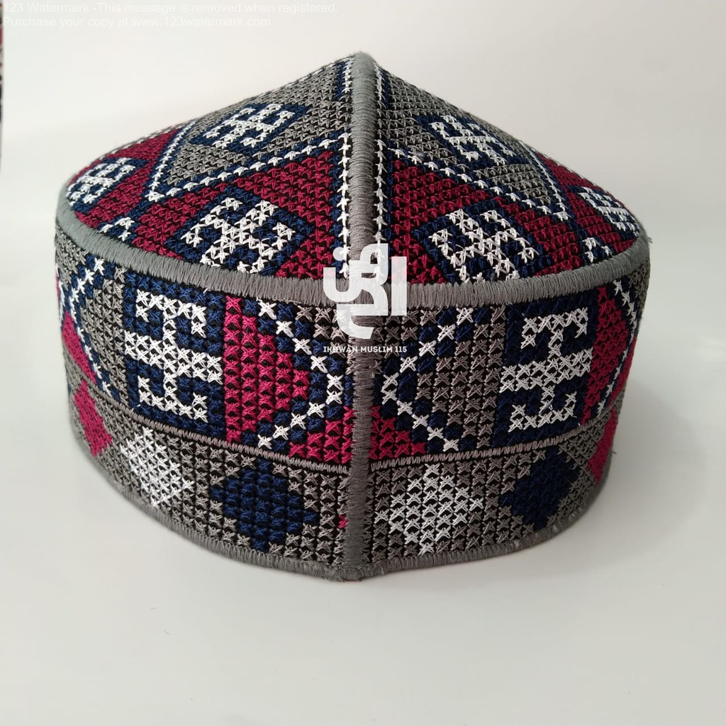 Peci Pakistan Motif / Peci Motif / Kopyah Motif