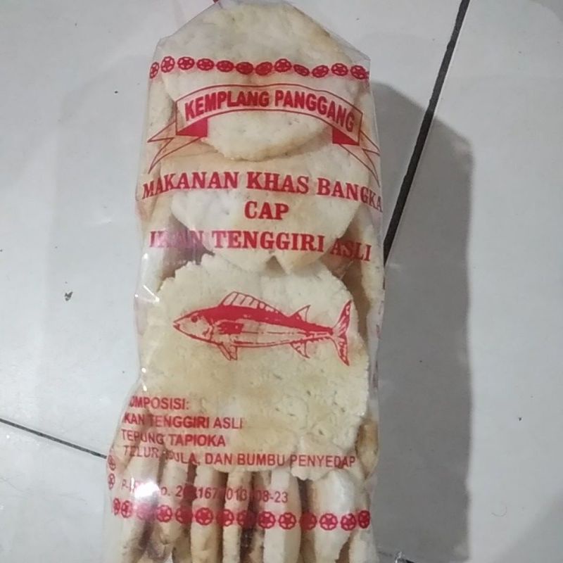 

kemplang panggang ikan tengiri asli