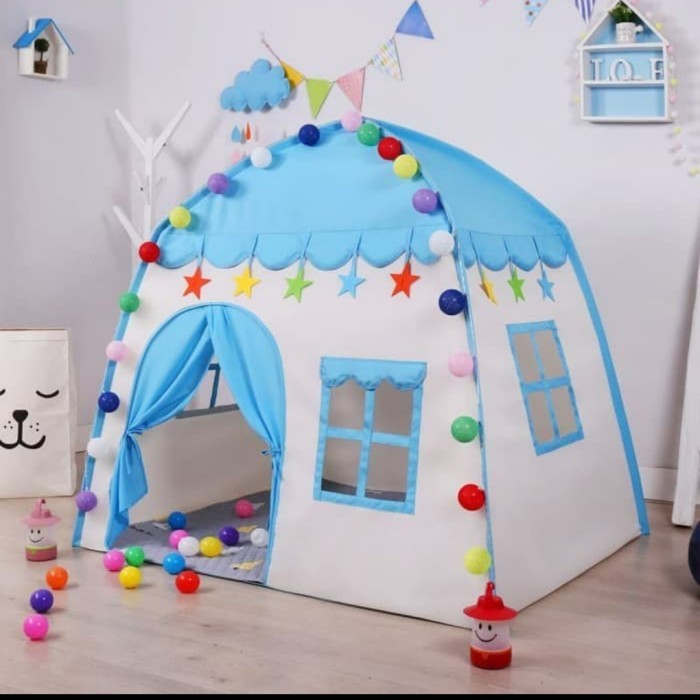 Mainan Tenda Anak Rumah Princess PINK / Castle BLUE