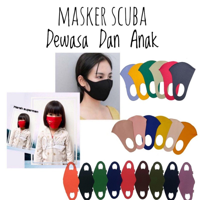 Masker Scuba Non medis dewasa dan anak