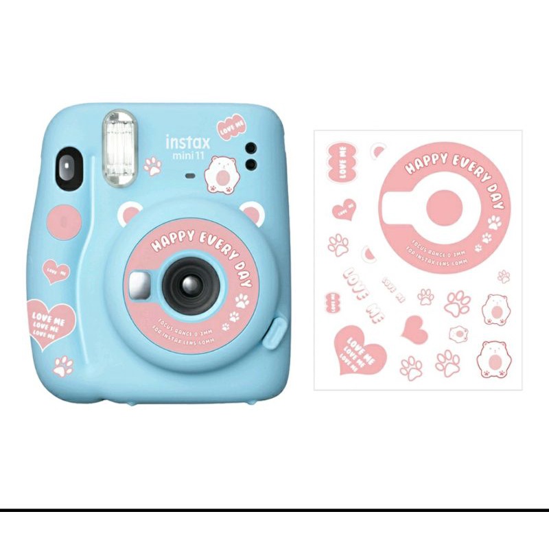 Stiker untuk Kamera Instax Mini 11/DIY Body Sticker Instax 11 Fujifiilm Polaroid (isi 5 lembar)