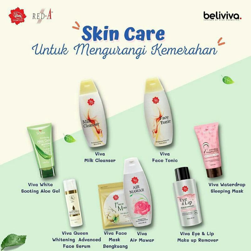 Paket Skin Care Untuk Mengurangi Kemerahan