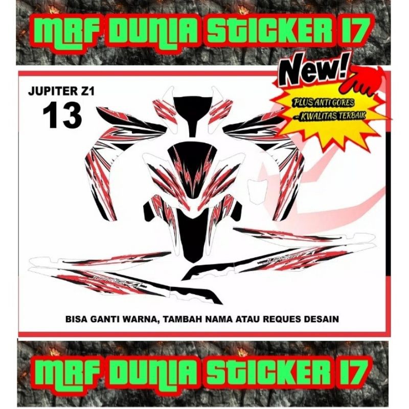 Sticker decal Jupiter Z1 Full Body Striping Jupiter Z1 Sticker Jupiter Z1 Sticker Jupiter Z1 13
