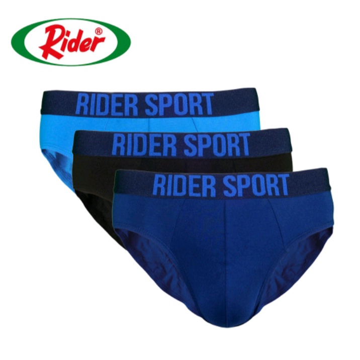 Rider Sport Brief Man R781B Multi warna Box 3 in 1 / Celana Dalam Sport Pria / Pakaian Dalam Pria / Rider Underwear