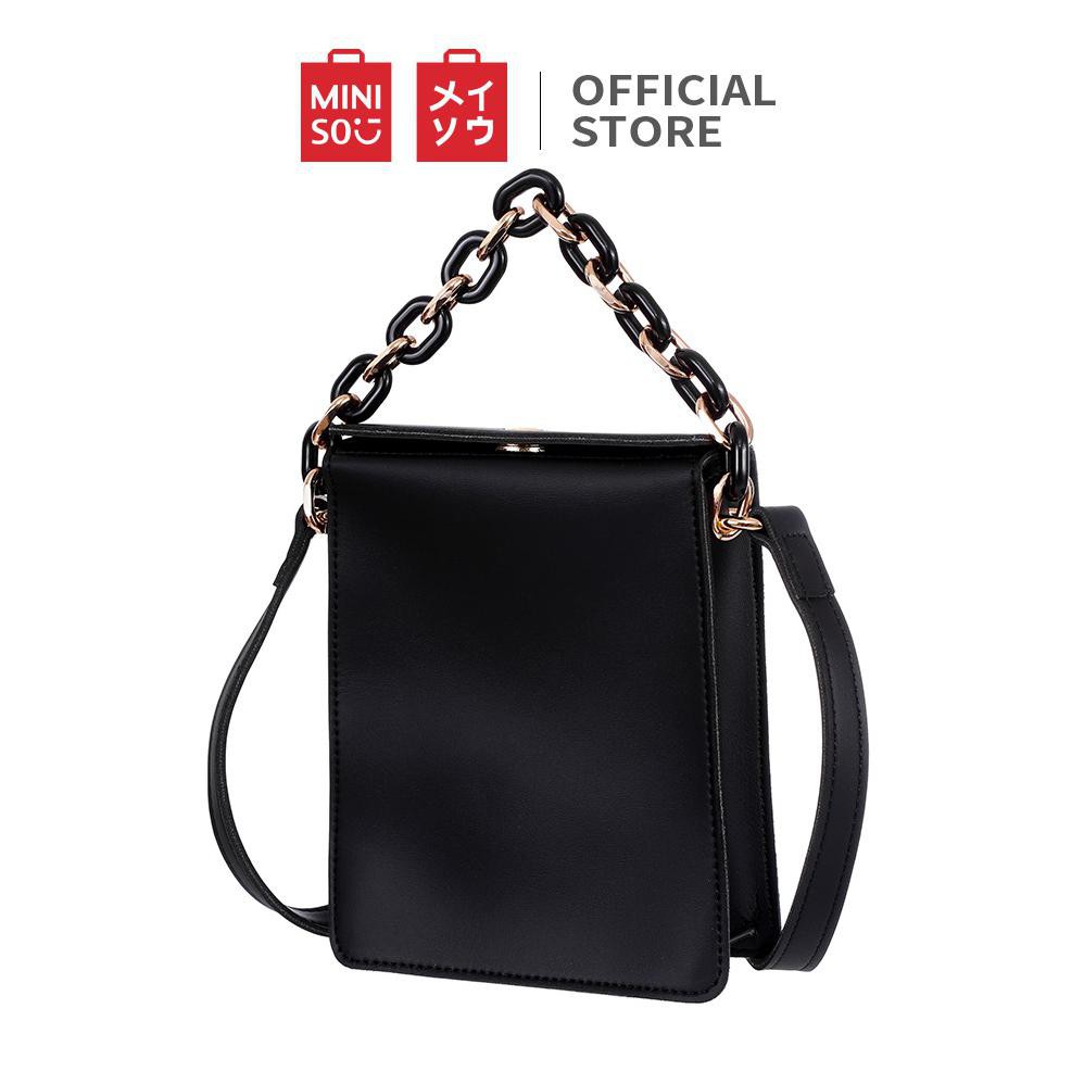 Tas Selempang Miniso Wanita Bahu Pouch Rantai Sling Bag Pesta