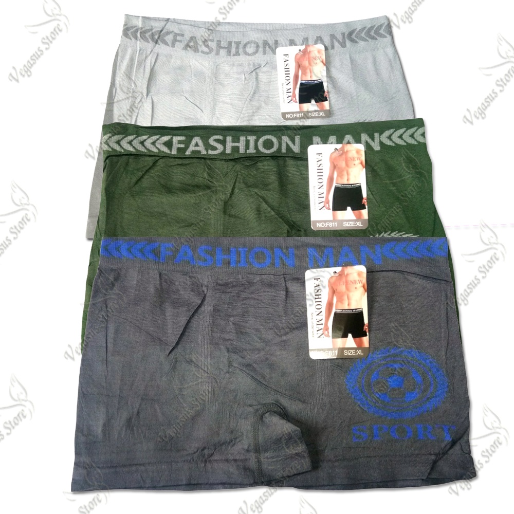 3Pcs Boxer Murah CD-Celana Dalam Pria Boxer  L XL | Boxer POLINI Pria Dewasa Import Premium 1Pcs | Cd Pria Boxer-Vegasus Store(COD)