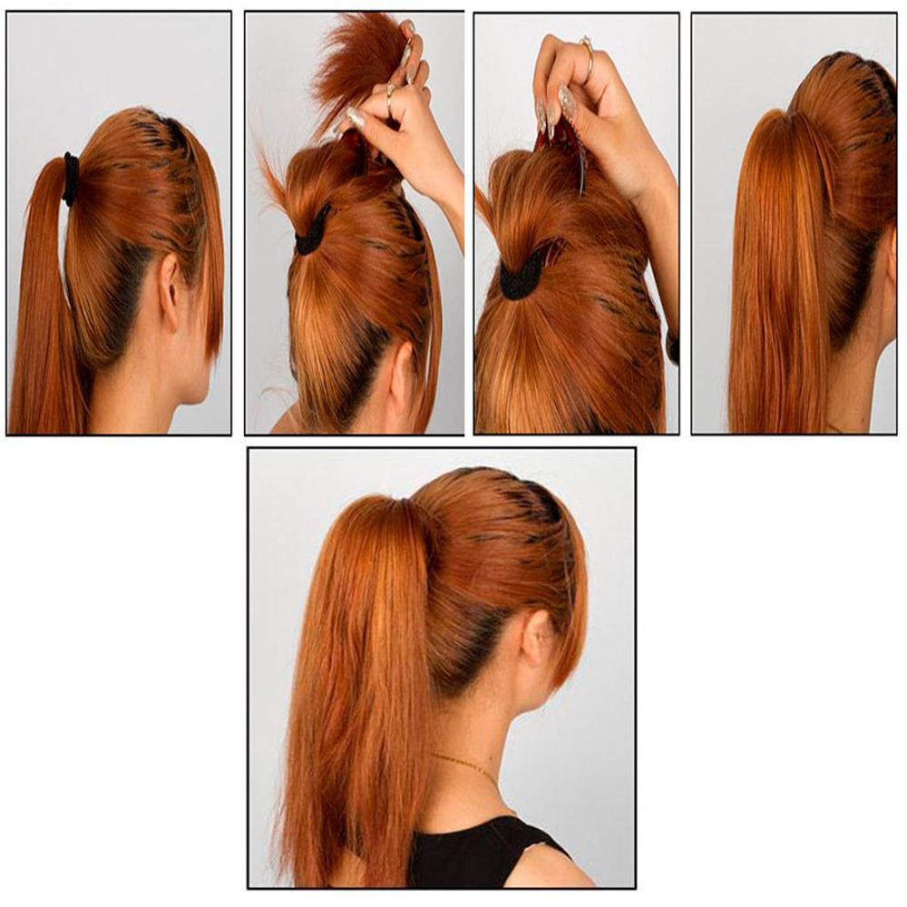 [Bayar Di Tempat]Hot Sale Durable Ponytail Hair Clip Bumpits Bouffant Comb Volume Inserts