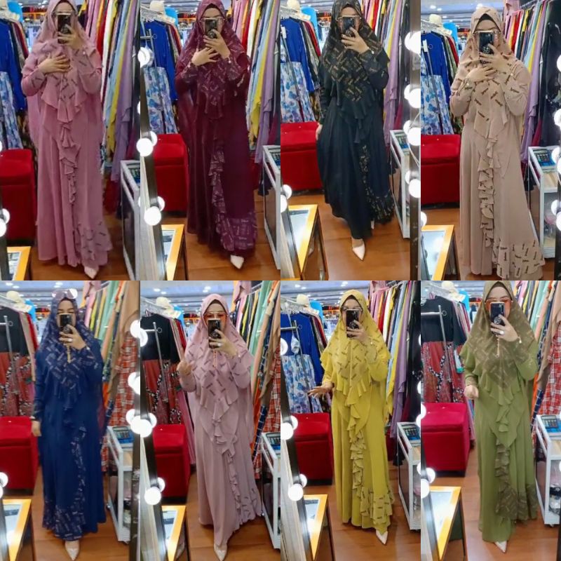 Rayna premium set syari by Yodizein