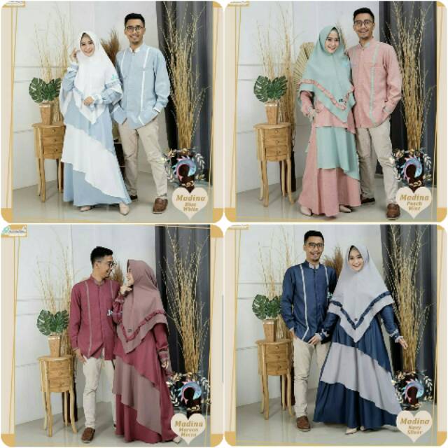 CP Madinah (alg) / couple muslim / gamis / syari