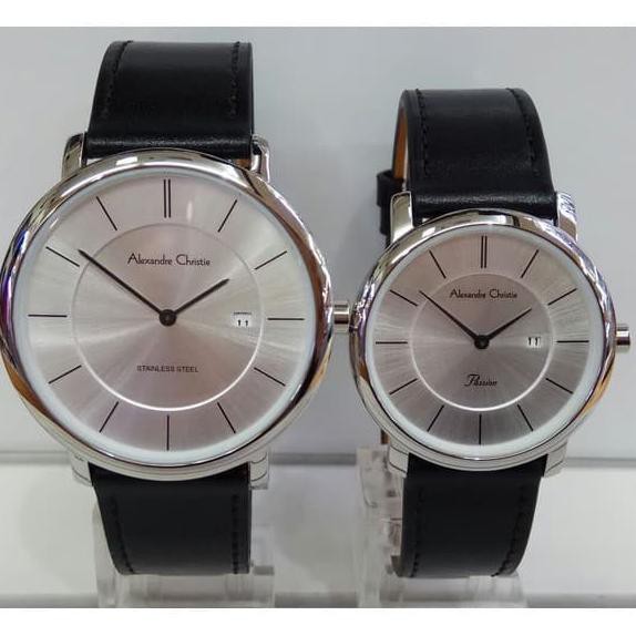 READY ALEXANDRE CHRISTIE AC 8589 COUPLE SILVER WHITE TERPERCAYA