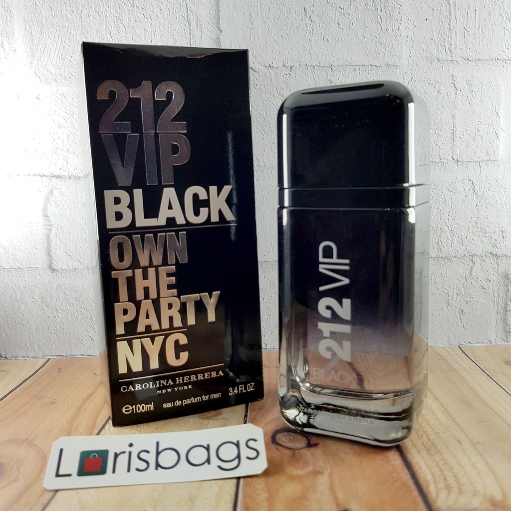 212 Vip Black Eau De Parfum for Men Parfum Original Singapore