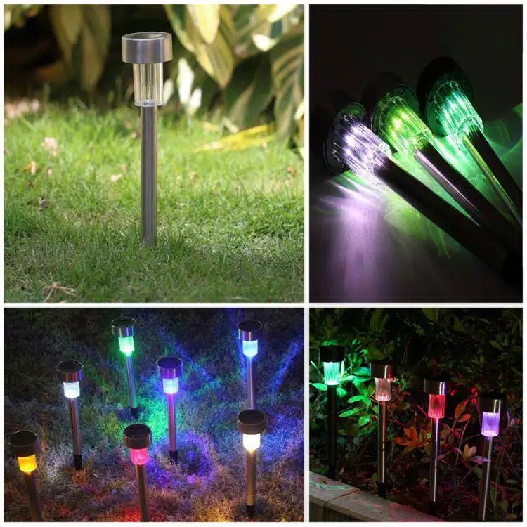 Lampu Taman Tancap Waterproof / Anti Air Lampu Hias Taman LED Solar Tenaga Matahari Dekorasi Taman