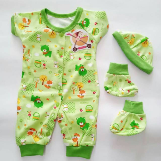 OVERALL VINATA WARNA  FULLPRINT-JUMPSUIT BAYI VINATA 3 IN 1-BAJU KODOK BAYI VINATA-SETELAN KULA