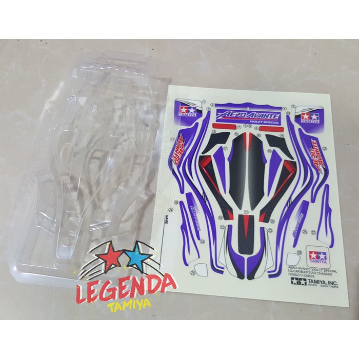 Body Aero Avante. Lightweight POLYCARBONATE BODY . Mini 4WD