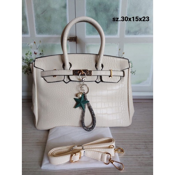 Tas Wanita import Kode 3369 HE Top Handle Bag Leather Croco