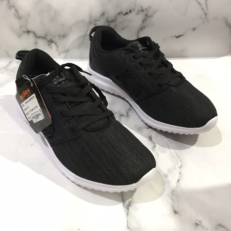 Sepatu Ardiles Caprice Hitam Putih Sepatu sneakers Wanita Olahraga