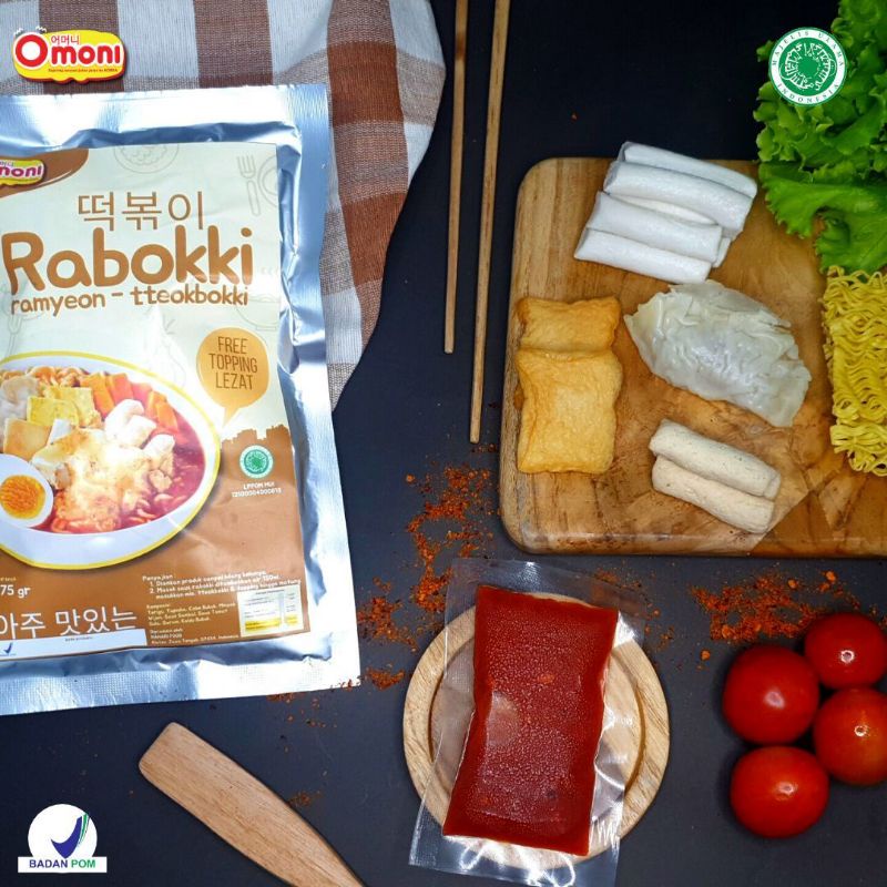 

TTEOKBOKI/TOPOKKI/RABOKKI/ODENG OMONI MINI SIZE 175g