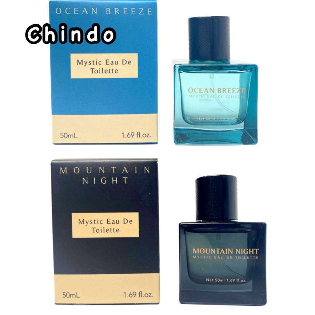 MINISO PARFUM MYSTIC EAU DE TOILETTE OCEAN BREZEE/MOUNTAIN NIGHT 50ML