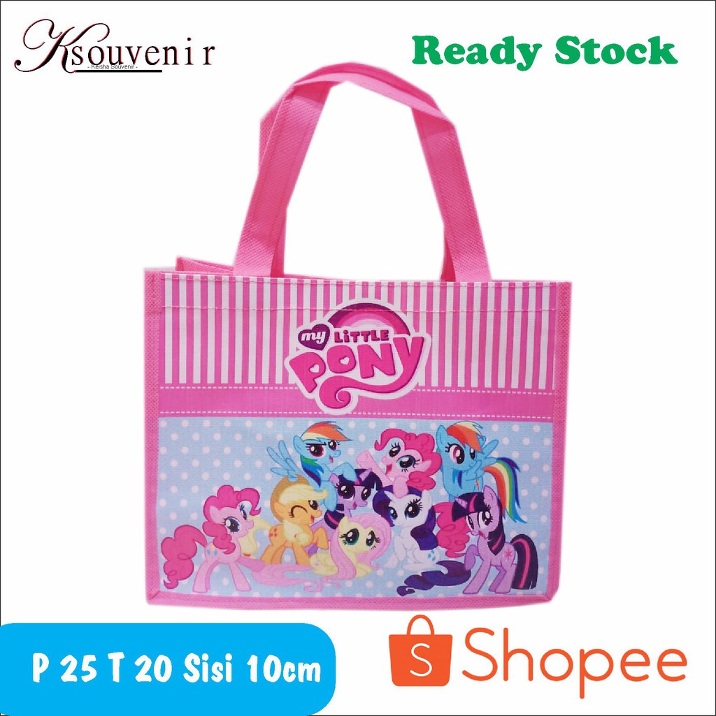 

Goodie bag ulang tahun tas ultah tas souvenir pony