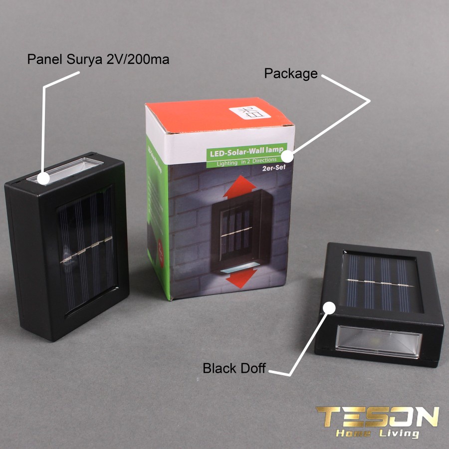 #TERMURAH!!! 2Pcs Lampu Dinding Outdoor Tenaga Surya/Lampu Taman Outdoor Tenaga Surya/Lampu Kamar Tidur Dekorasi/Lampu Solar Tenaga Surya/Lampu Jalan Gantung Hias Tenaga Surya